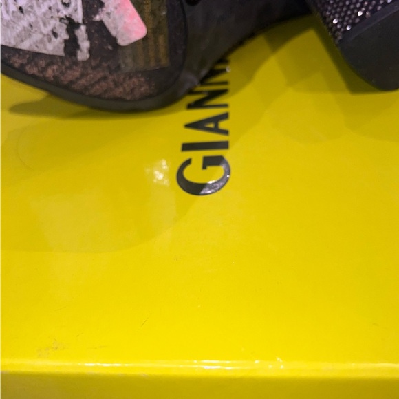 Gianni Bini open toe booties. Only worn once. Still have box. Very sparkly. - Picture 5 of 6